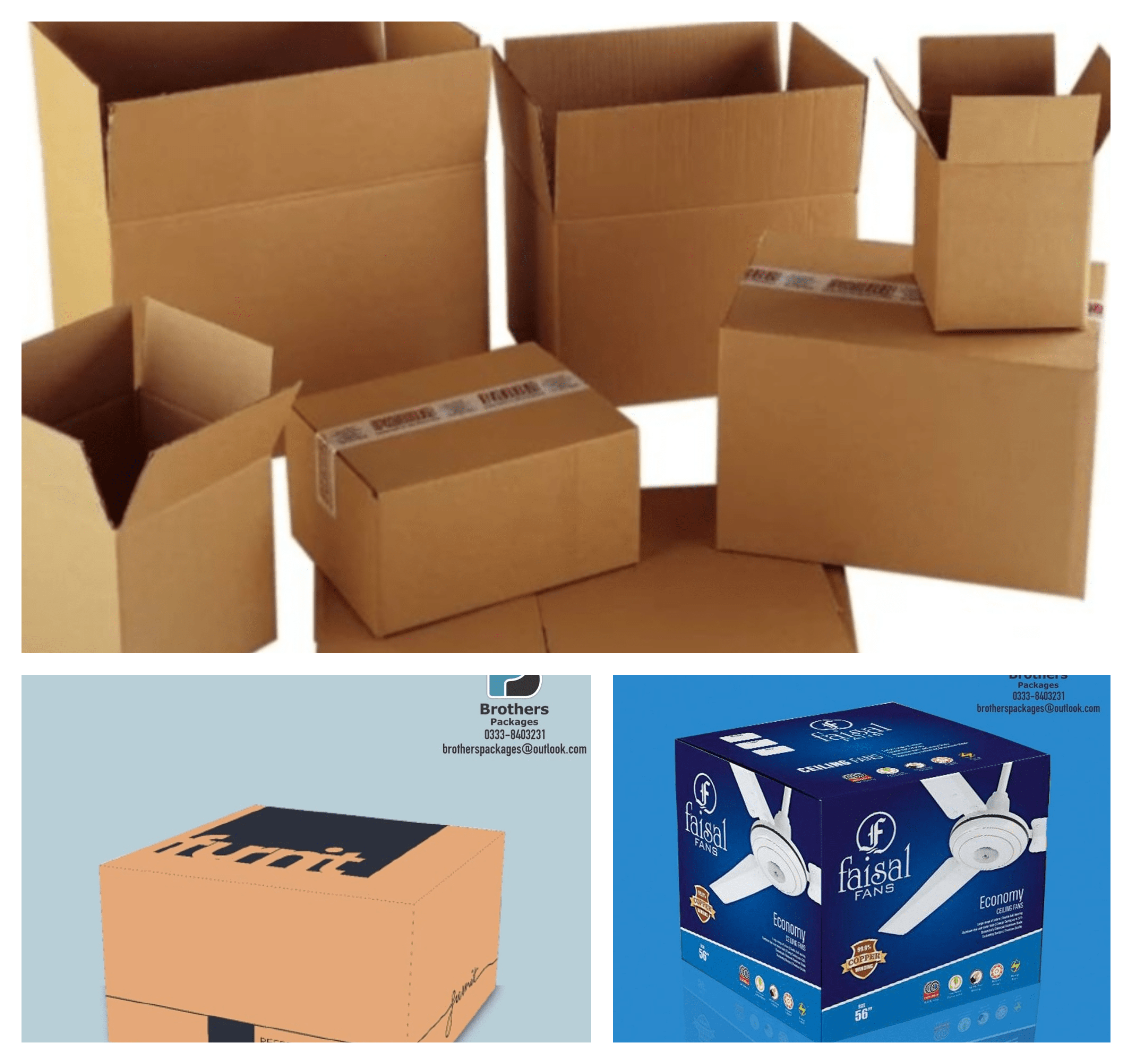 Heavy-duty shipping boxes